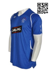 W192  設計功能性運動衫   足球波衫 供應吸濕排汗運動衫  製造繡字運動衫   功能性運動衫中心     彩藍色